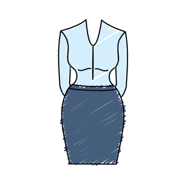 素敵な女性着用スタイル デザイン ベクトル イラスト — ストックベクタ