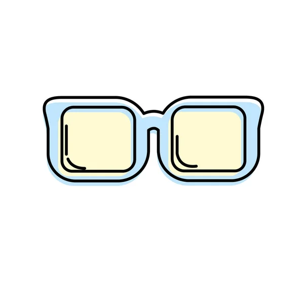 Optical Glasses Can See Better Vector Illustration — Stock Vector