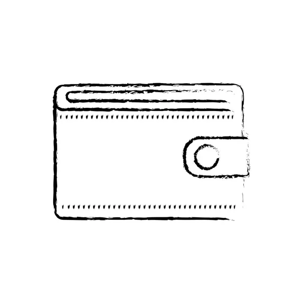 Portefeuille Figuratif Pour Économiser Argent Illustration Vectorielle — Image vectorielle