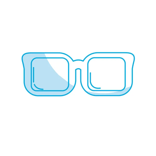 Silhouette Optiska Glasögon Till Kan Bättre Vektorillustration — Stock vektor