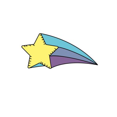 parlak yıldız sanat simge vektör tasarlamak