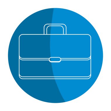 işle ilgili belgeleri, illüstrasyon tasarım vektör için amblemi bavul