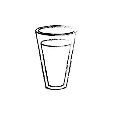 şekil fesh ve lezzetli doğal süt vektör illüstrasyon