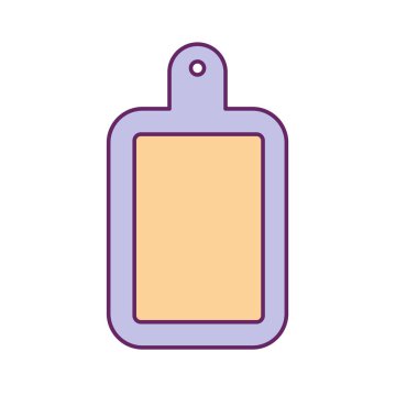 cutting board kitchen utensil object to cuisine vector illustration