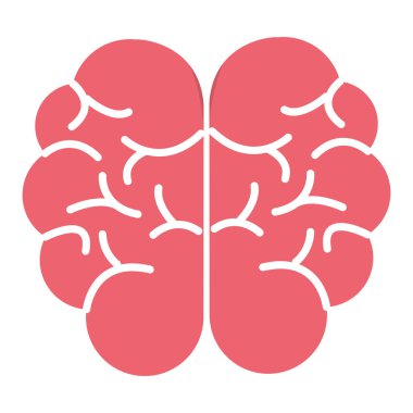 ruh sağlığı akıllı beyin, vektör çizim tasarım