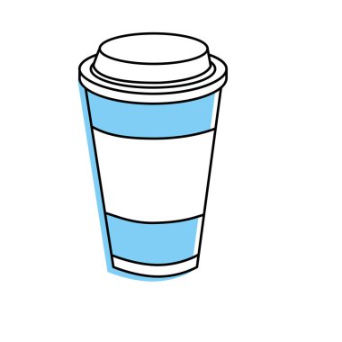 lezzetli kahve içki içecek, vektör çizim tasarım