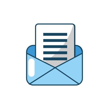 önemli mesaj bilgi vektör çizim ile kart mektup