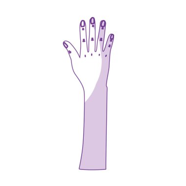 özel bir gün, vektör çizim kutluyor kadar sevimli el siluet