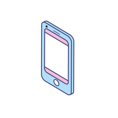 teknoloji Smartphone-e doğru elektronik iletişim vektör çizim