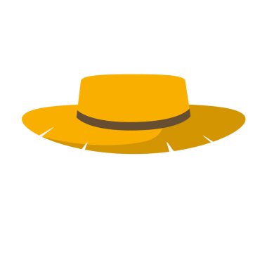 Çiftlik iş vektör çizim içinde kullanmak için şirin pesant şapka