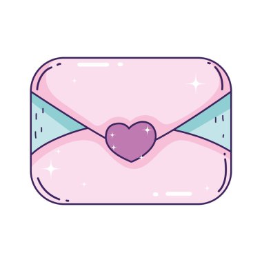 Sevgililer Günü tebrik kartı. Vektör illüstrasyonu