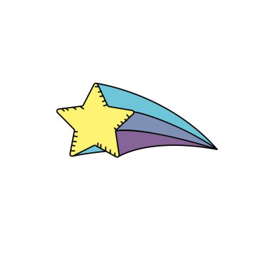 parlak yıldız sanat simge vektör tasarlamak