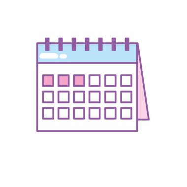 özel gün vektör çizim hatırlamak önemli takvim