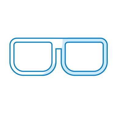 siluet güzel gözlük aksesuar için görebilirsiniz, vektör çizim