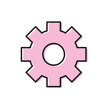 gear engineering industry process technology vector illustration