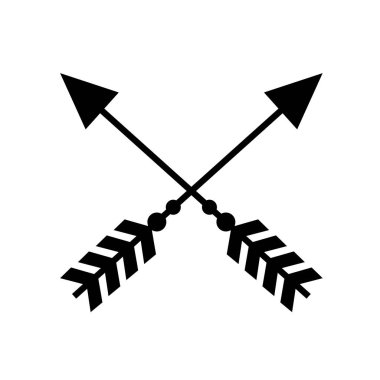 rustik oklarla süs tasarlamak vektör