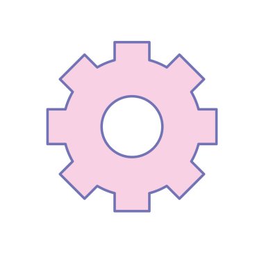 sanayi teknoloji bilgi simge vektör çizim dişli