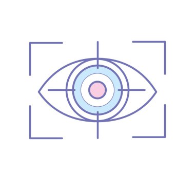 görsel teknoloji siber yapısı vektör çizim içinde bağlamak