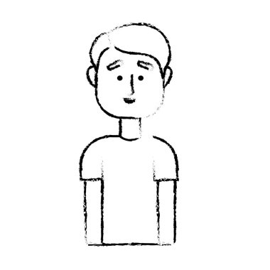 Şekil yakışıklı erkek saç modeli tasarım vektör çizim ile