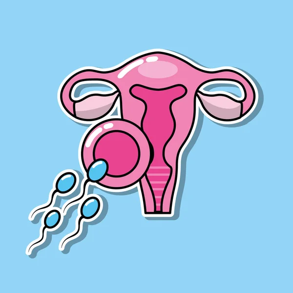 Embarazo Humano Con Tratamiento Medicamentoso Para Cuidar Cuerpo Vector Ilustración — Vector de stock
