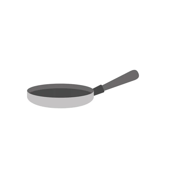 Padella Utensile Cucina Oggetto Illustrazione Vettoriale Cucina — Vettoriale Stock