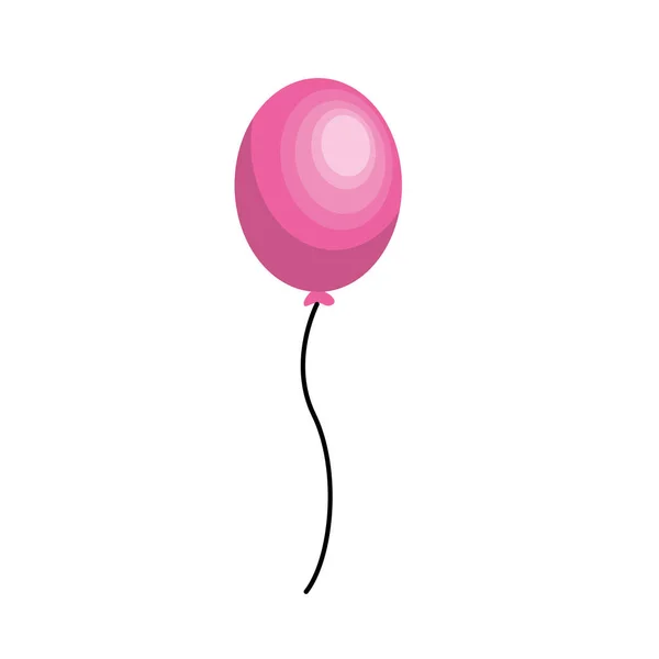 气球党到生日的愉快的装饰 向量例证 — 图库矢量图片