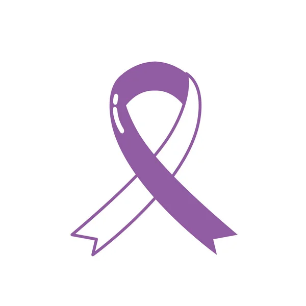 Silhouette Women Breast Cancer Symbol Design Vector Illustration — Stock Vector