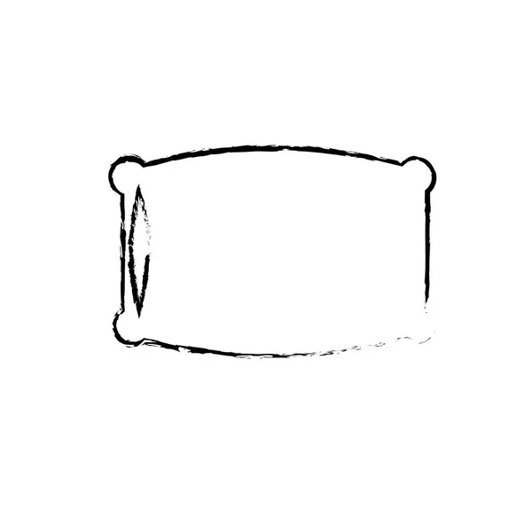 Фігура Гарна Яка Подушка Комфортного Сну Векторні Ілюстрації — стоковий вектор
