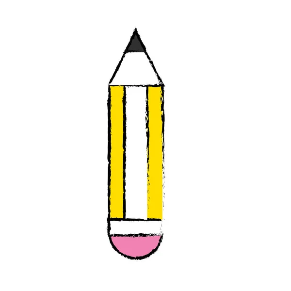 铅笔工具设计 用于研究和书写矢量插图 — 图库矢量图片