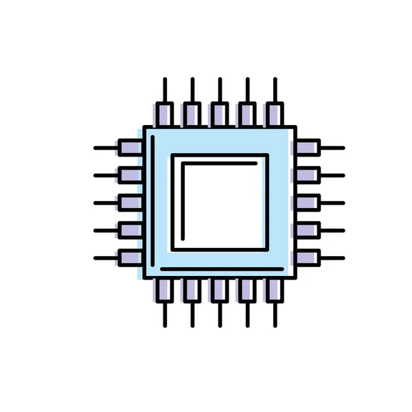 Batterij Technologie Energie Met Verbinding Generator Vectorillustratie — Stockvector