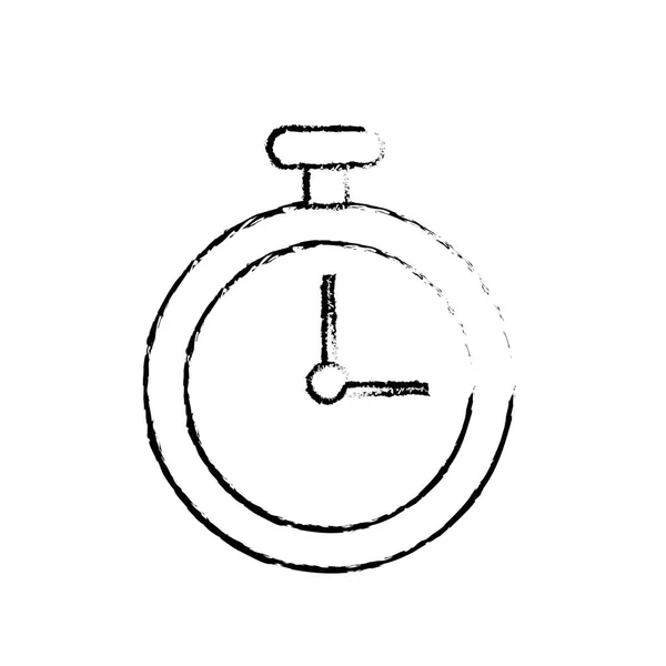Figure Élément Chronomètre Entraînement Illustration Vectorielle Sport — Image vectorielle
