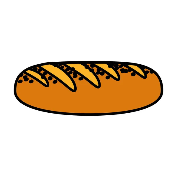 Délicieux Pain Boulangerie Frais Nourriture Illustration Vectorielle — Image vectorielle