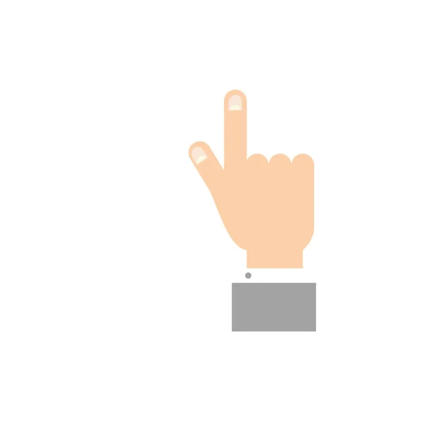 実業家の手指と爪のベクトル図 — ストックベクタ