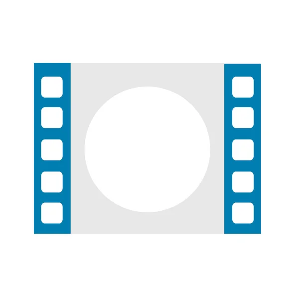 Film Countdown Zur Projektion Des Films Vektorillustration — Stockvektor