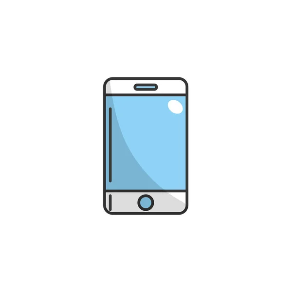 Smartphone Tecnologia Para Comunicar Falar Ilustração Vetorial —  Vetores de Stock