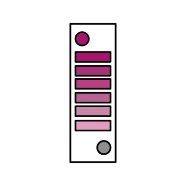 renk paleti süsleme tasarlamak vektör boyalı