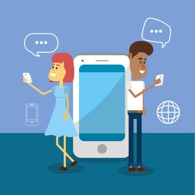 Avatar insanlar saç modeli tasarım vektör çizim ile ayarla