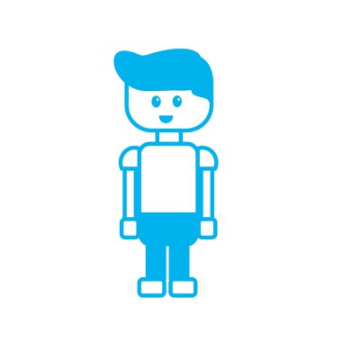 siluet adam karakter video oyun teknoloji oyun vektör çizim için