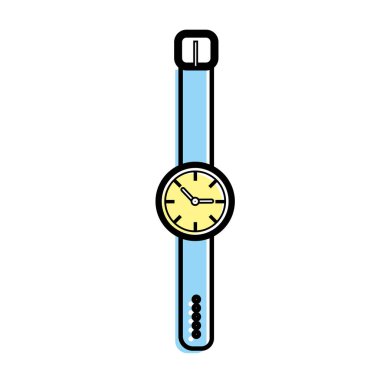 günün, vektör çizim zaman bilmek güzel saat