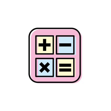 hesap makinesi teknoloji matematik hesabı rapor vektör çizim için