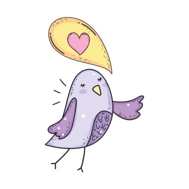 Sevgililer Günü tebrik kartı. Vektör illüstrasyonu