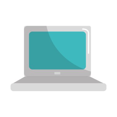 dizüstü bilgisayar bilgi online eğitim için vektör çizim yardımcı olmak için