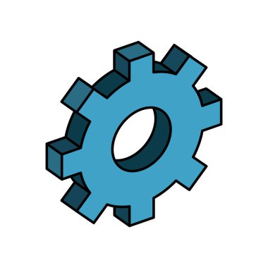 sanayi teknoloji bilgi simge vektör çizim dişli