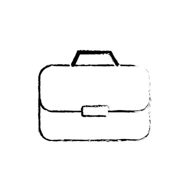 Evrak Çantası'na işadamı önemli belgeler pepers vektör çizim şekil