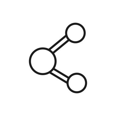 Şekil sosyal dijital paylaşım sembol simge vektör çizim