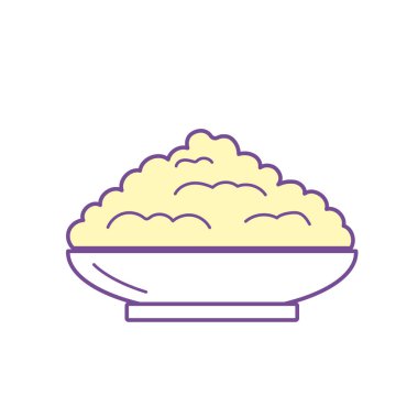 Organik un doğal madde ve protein vektör çizim ile