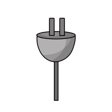 Elektrik kablo voltaj bağlantı vektör çizim için