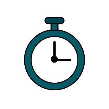 Kronometre öğesini spor vektör çizim eğitim için