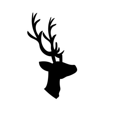 deer wild animal to natural reserve vector illustration