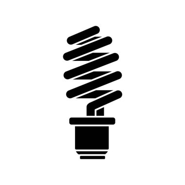 kontur kaydetmek enerji ampul, vektör çizim tasarım